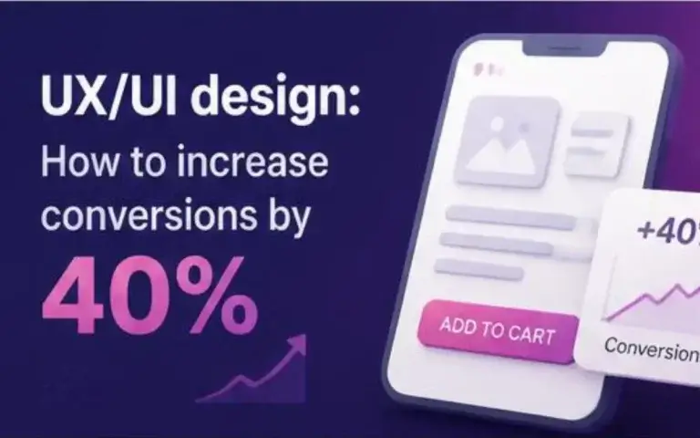 Création des sites web sur mesure et professionnels 26 Design UX/UI: Comment augmenter les conversions de 40%