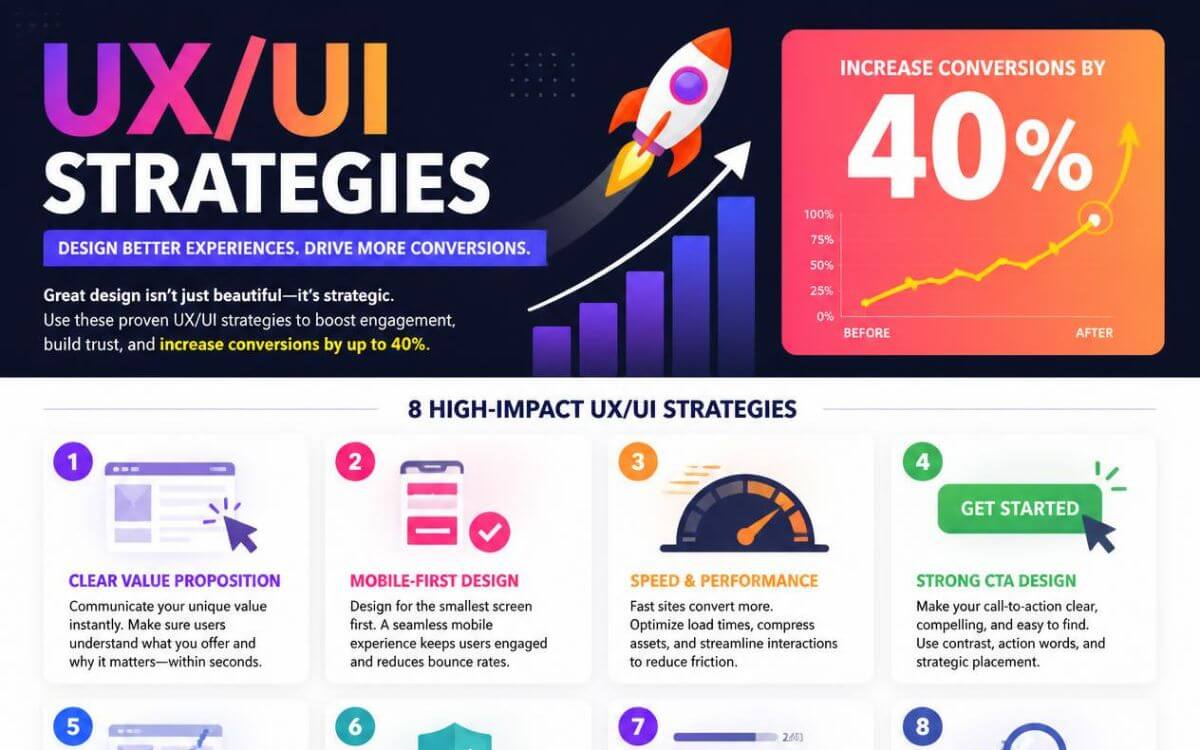 Design UX/UI: Comment augmenter les conversions de 40%