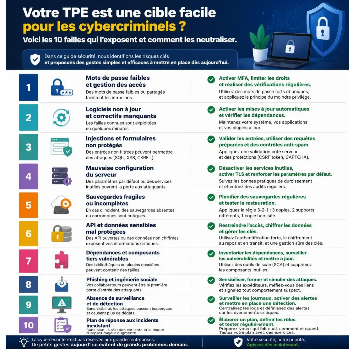 Sécurité site web TPE